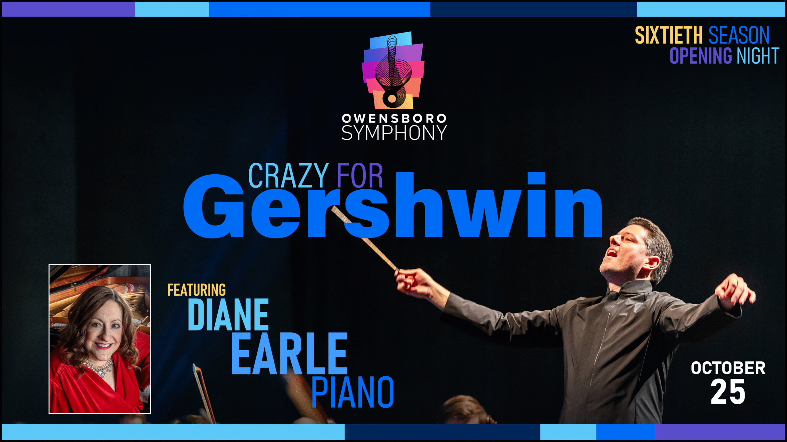 Owensboro Symphony Opens 60th Anniversary Season with “Crazy for Gershwin”